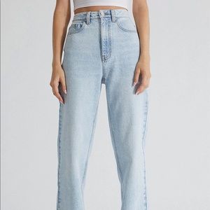PACSUN Light Wash Boyfriend Denim Jean